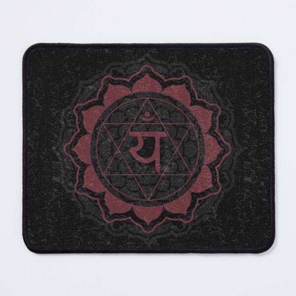 Item preview, Heart Chakra Mandala - Coal + Wine designed and sold by Irene Estelle.