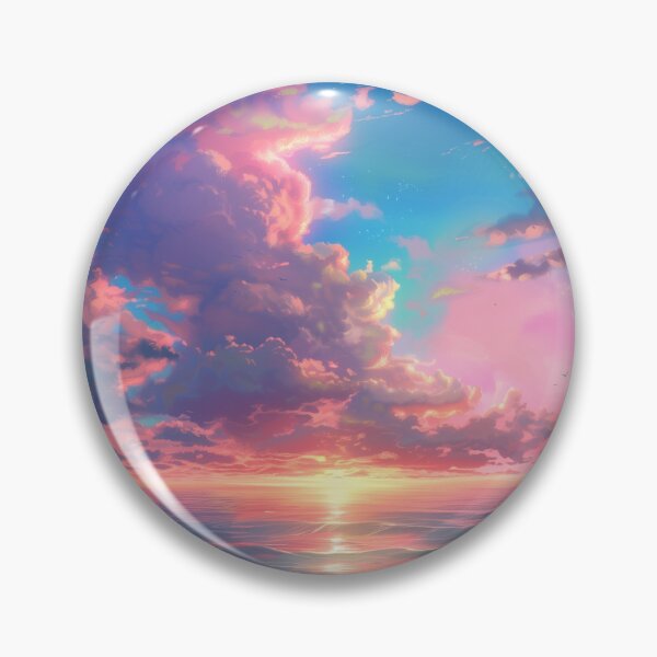 Item preview, Tranquil Sunset: Coastal Candy Dreamscape designed and sold by MindVibe.