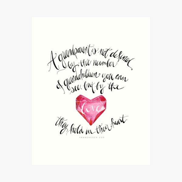 Item preview, Bereaved grandparent, bereaved grandmother, bereaved grandfather, loss of a grandchild designed and sold by Franchesca Cox.