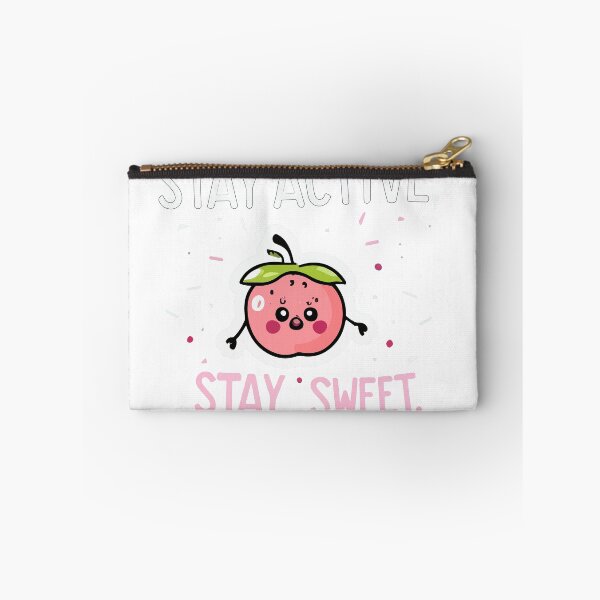Item preview, Stay Active, Stay Sweet - Kawaii Fruit Fitness designed and sold by NiftyWrx.