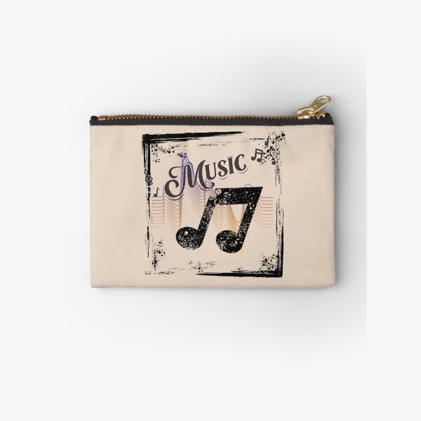 Item preview, Music Notes With Sound Waves Framed & Distressed designed and sold by BrightrDayMusicArt.