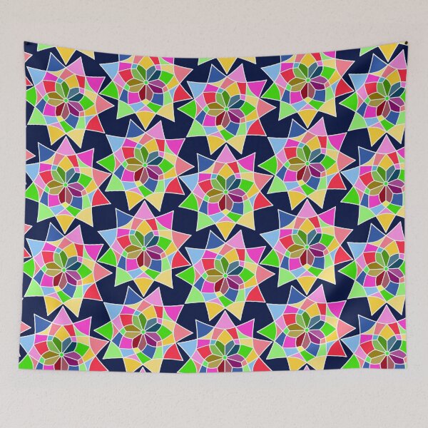 Item preview, Abstract colourful Geometric pattern designed and sold by Charmy Design.