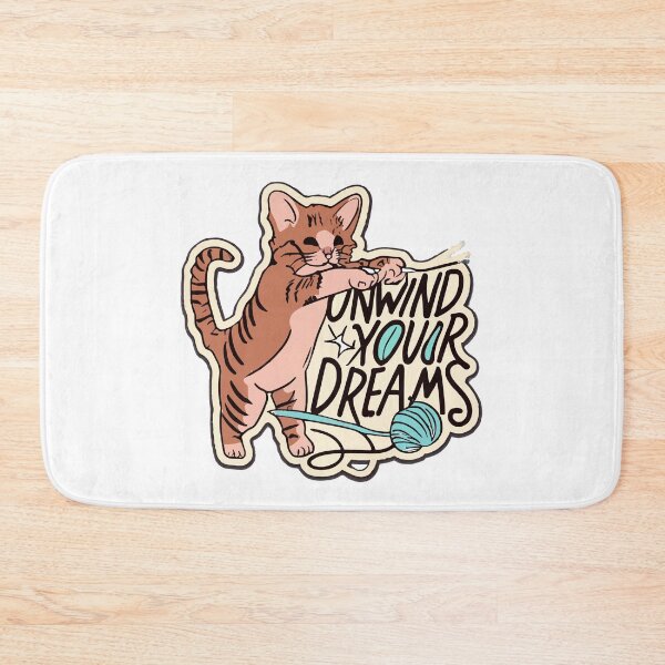 Item preview, Playful Kitten Unwind Your Dreams Illustration designed and sold by NiftyWrx.