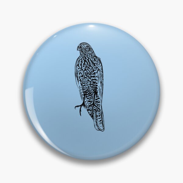 Item preview, Collared Sparrowhawk Black Design  designed and sold by designsasstultd.