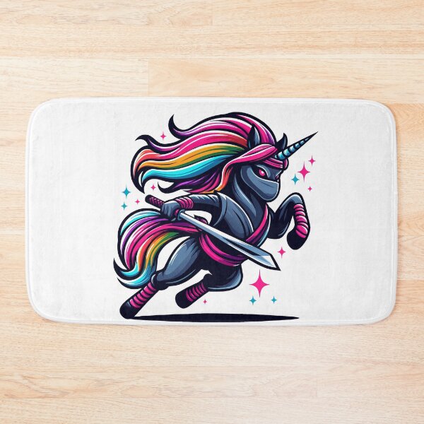 Item preview, Ninja Mystical Warrior Unicorn designed and sold by Designowner.