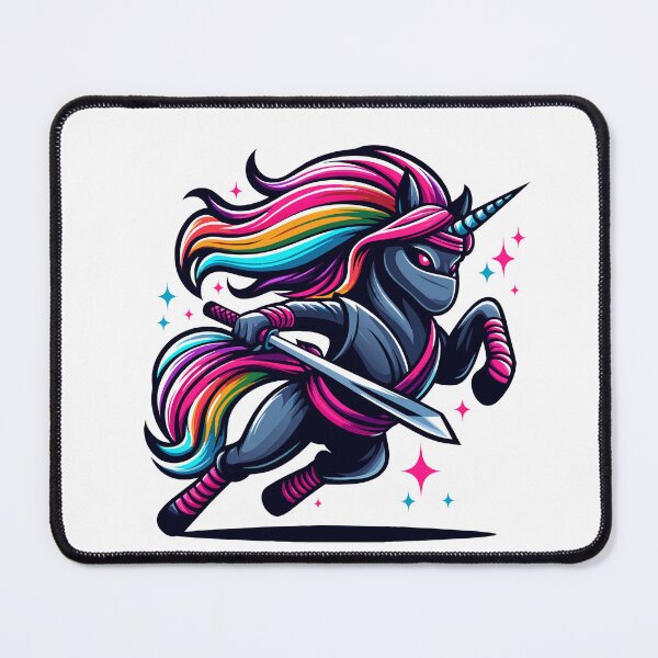 Item preview, Ninja Mystical Warrior Unicorn designed and sold by Designowner.