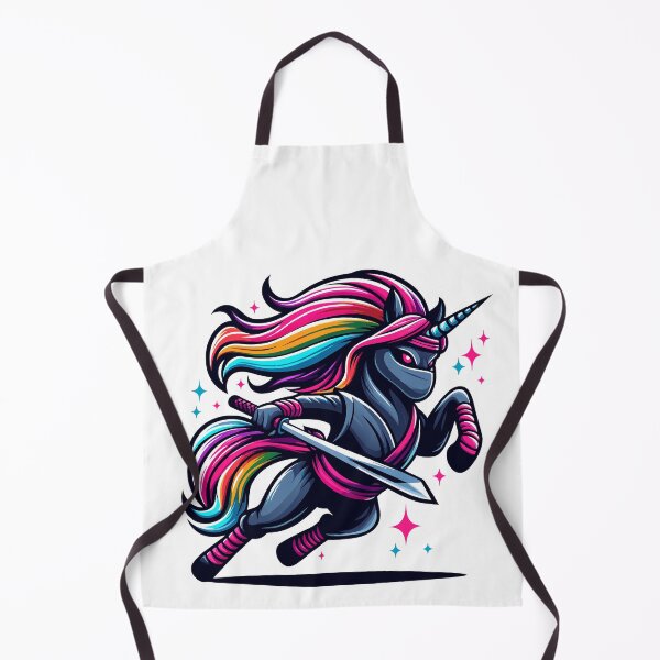 Item preview, Ninja Mystical Warrior Unicorn designed and sold by Designowner.