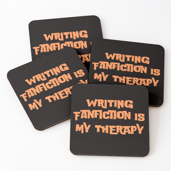 Item preview, WRITING Fanfiction IS MY THERAPY designed and sold by rawaart1.