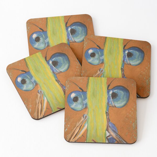 Item preview, Vibrantly coloured insect close up designed and sold by adibe22.