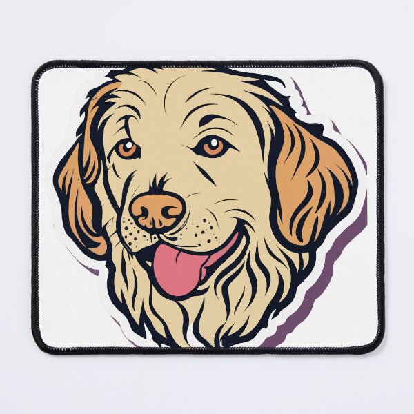 Item preview, Friendly Golden Retriever Dog Lover Design designed and sold by NiftyWrx.