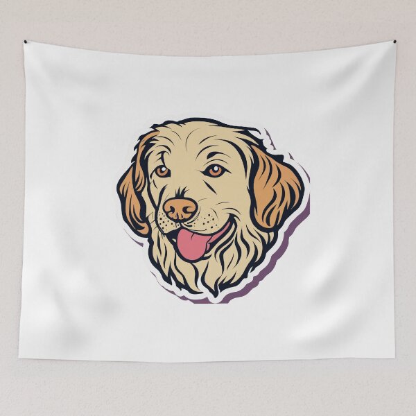 Item preview, Friendly Golden Retriever Dog Lover Design designed and sold by NiftyWrx.