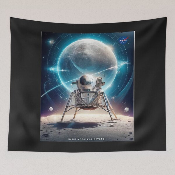 Item preview, Artemis lander designed and sold by TEEJAMBOREE.