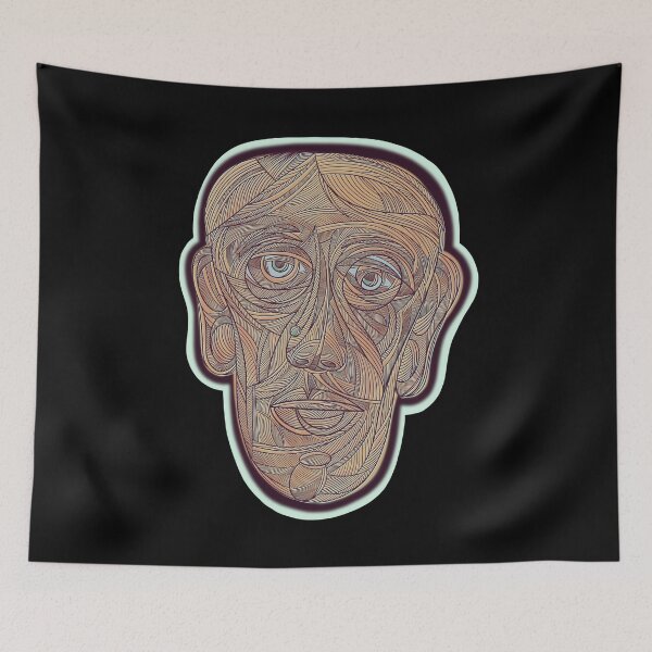 Item preview, Abstract man’s face designed and sold by DaveDanchuk.