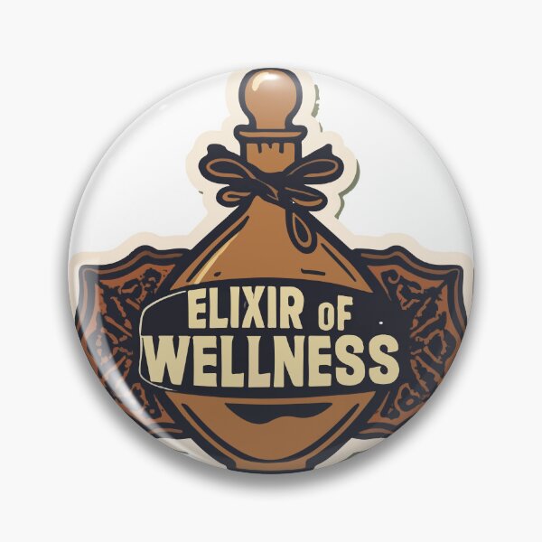 Item preview, Vintage Apothecary Elixir of Wellness Bottle designed and sold by NiftyWrx.