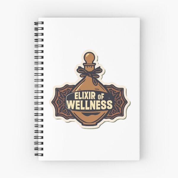 Item preview, Vintage Apothecary Elixir of Wellness Bottle designed and sold by NiftyWrx.