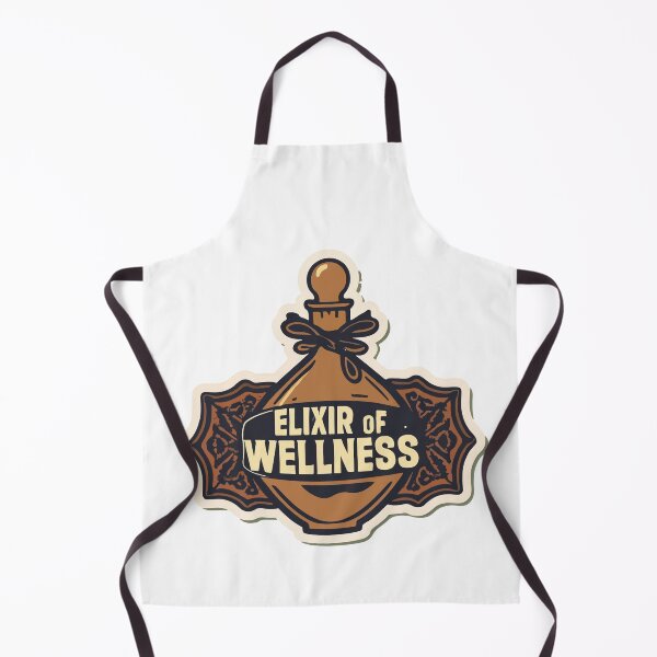 Item preview, Vintage Apothecary Elixir of Wellness Bottle designed and sold by NiftyWrx.
