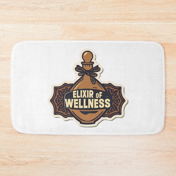 Item preview, Vintage Apothecary Elixir of Wellness Bottle designed and sold by NiftyWrx.