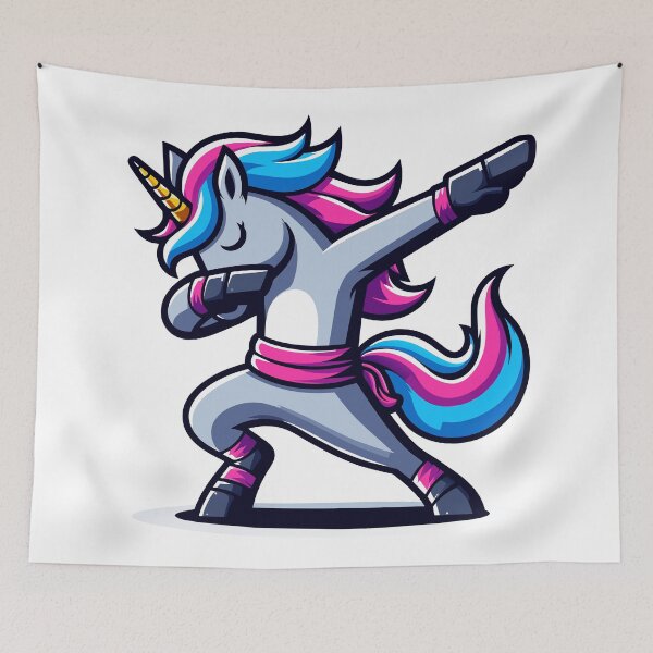 Item preview, Dabbing Unicorn - Vibrant Fantasy designed and sold by Designowner.