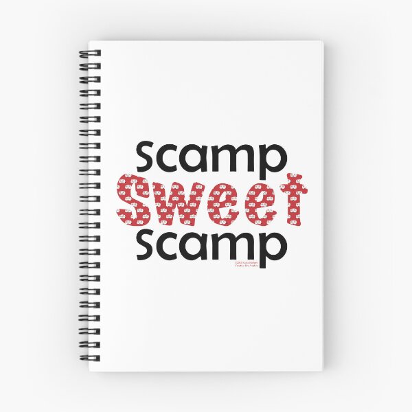 Item preview, Scamp Sweet Scamp Fiberglass Camper Trailer Art designed and sold by creativebeeshop.