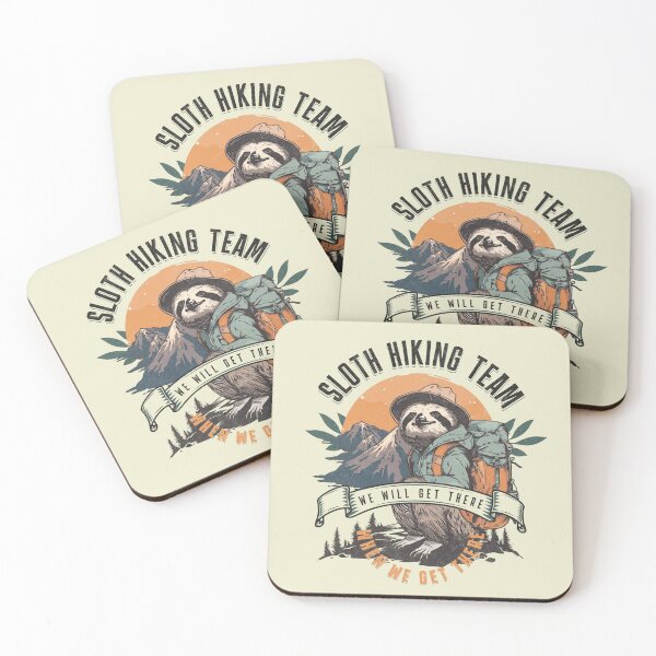 Item preview, Sloth Hiking Team Slothspiration designed and sold by RR-Arts.