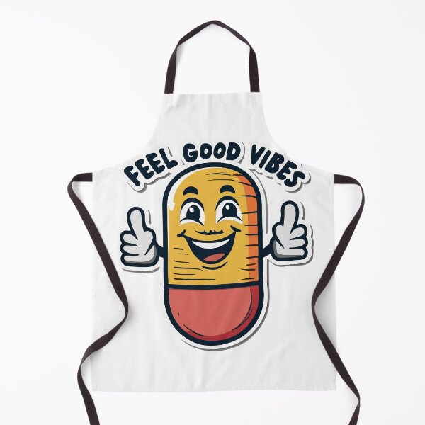 Item preview, Cheerful Pill Character - Feel Good Vibes designed and sold by NiftyWrx.