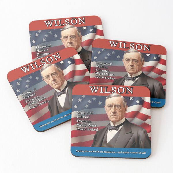 Item preview, Woodrow Wilson Electoral Poster designed and sold by Static-Panda.