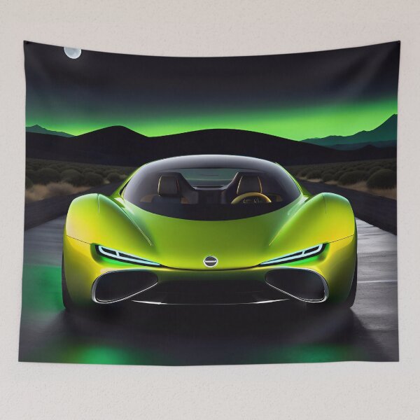 Item preview, Cool Futuristic Electric Sports Car On A Alien Planet designed and sold by TheArtOfPat.