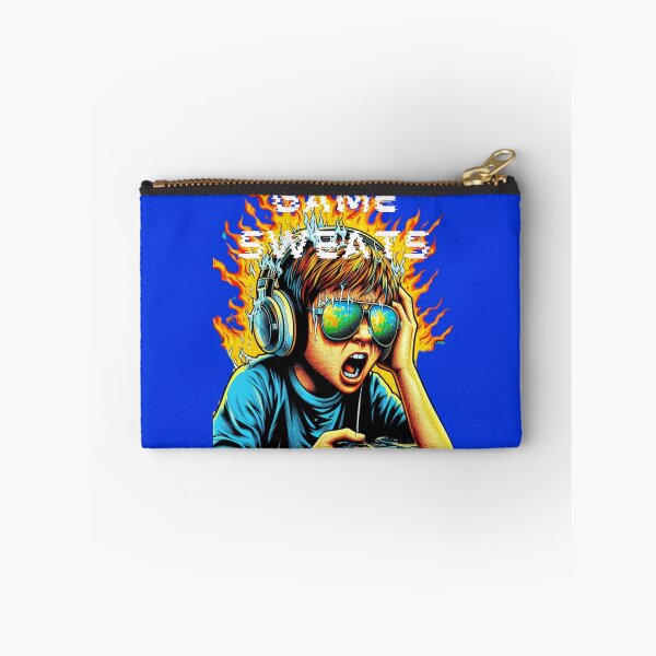 Item preview, Hot Zone Gaming for Game Sweats- Pop Art Drawing of Gamer Boy designed and sold by Wolvescreate.