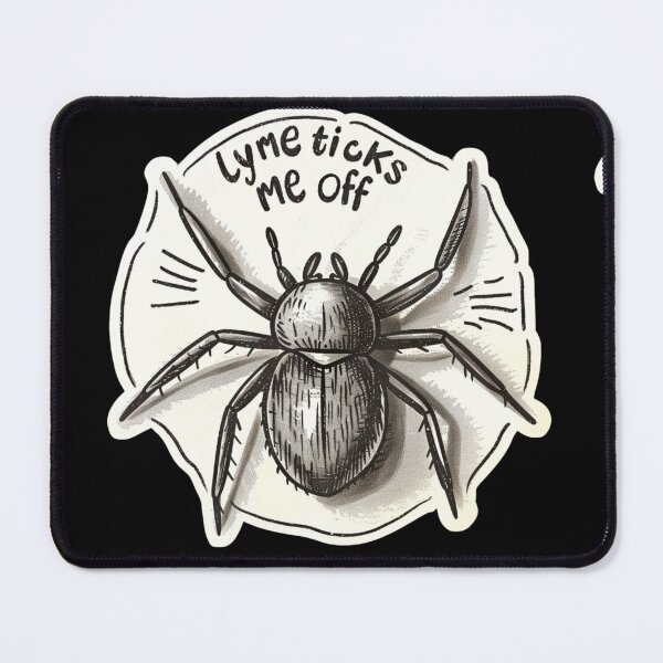 Item preview, lyme ticks me off designed and sold by MendaciousMina.