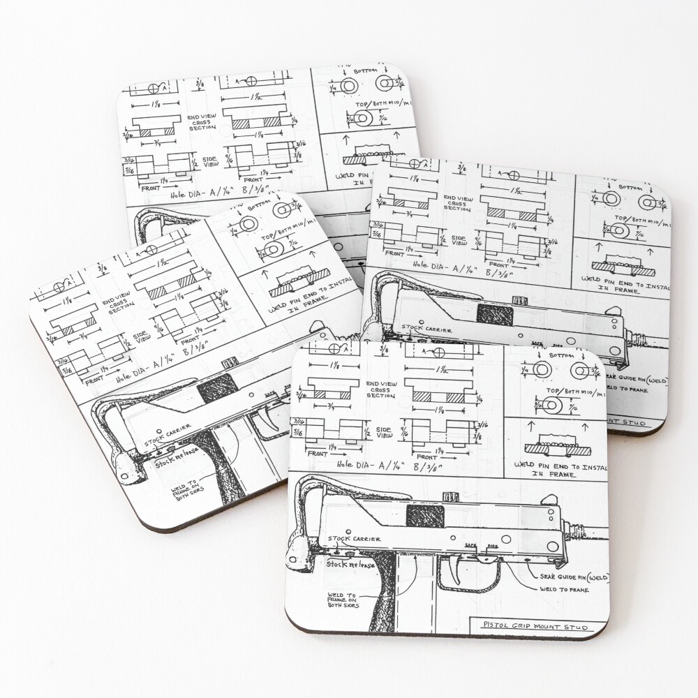 Item preview, Coasters (Set of 4) designed and sold by Swumpy-Frumpy.
