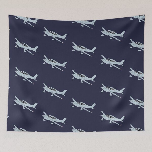 Item preview, Cirrus SR22 Aircraft Illustration  designed and sold by skye-studio.