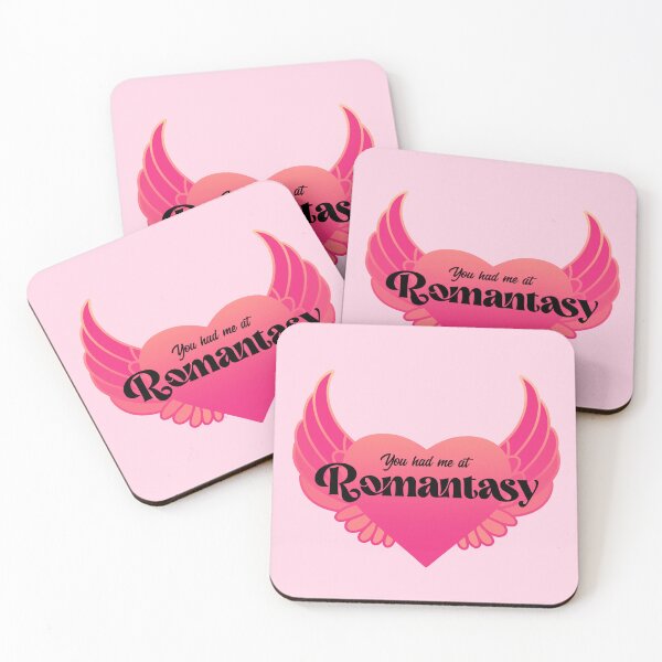 Item preview, You Had Me At Romantasy | Hot Pink and Gold designed and sold by RomantasyRealm.