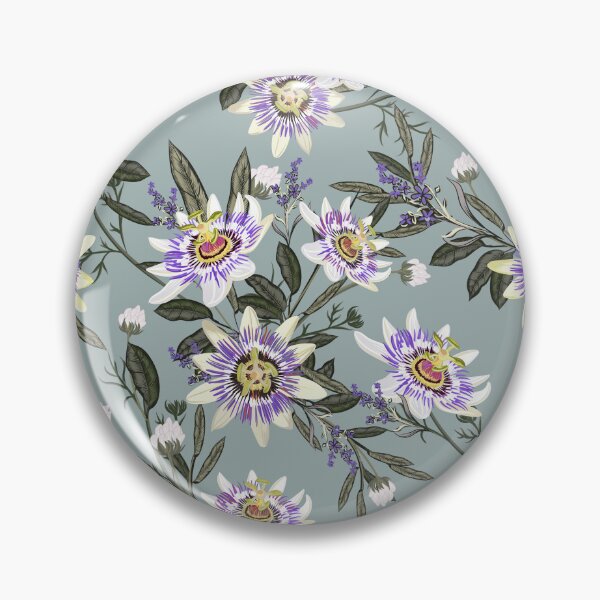 Item preview, Hand drawn passionflowers in vintage style designed and sold by FleurDesign.