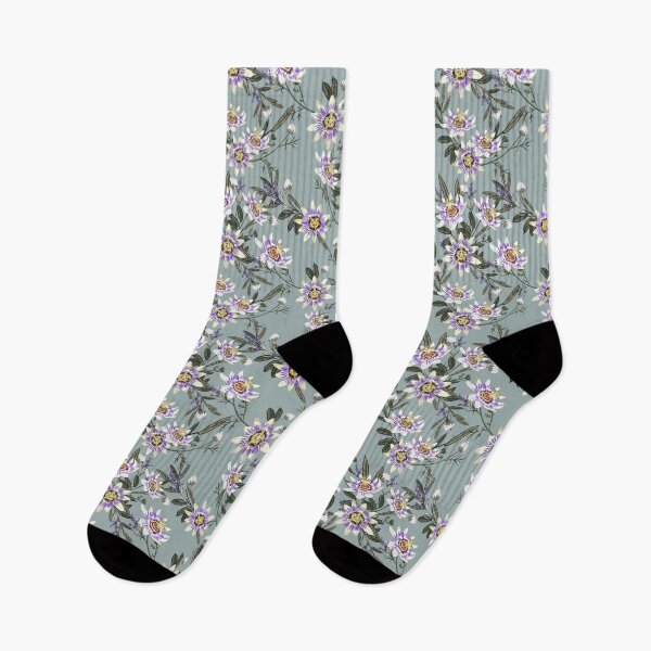 Item preview, Hand drawn passionflowers in vintage style designed and sold by FleurDesign.
