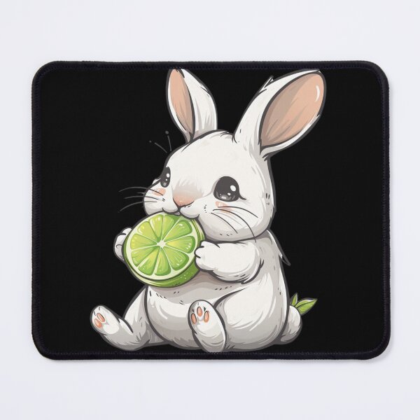 Item preview, Bunny eating a lime designed and sold by MendaciousMina.