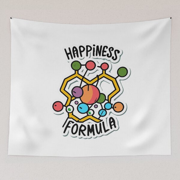 Item preview, Happiness Formula Serotonin Molecule designed and sold by NiftyWrx.