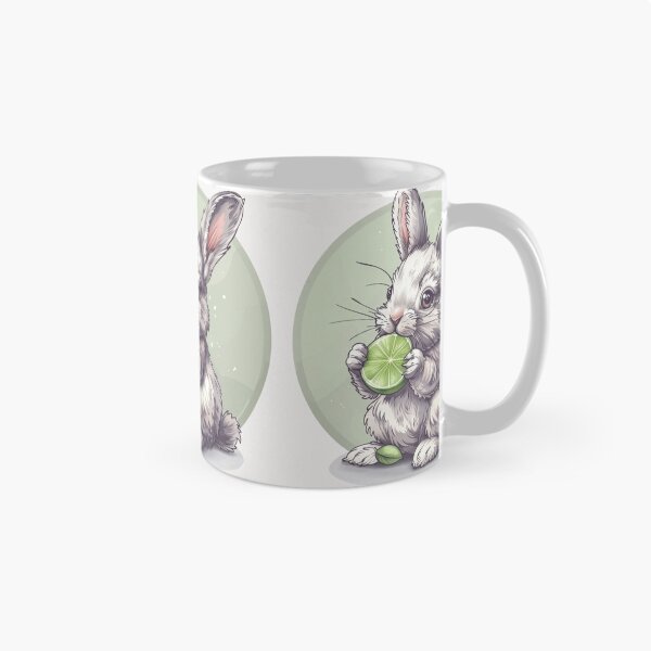 Item preview, Bunny eating a lime designed and sold by MendaciousMina.