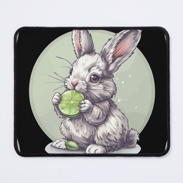 Item preview, Bunny eating a lime designed and sold by MendaciousMina.