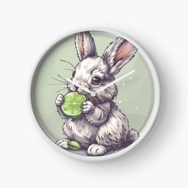 Item preview, Bunny eating a lime designed and sold by MendaciousMina.