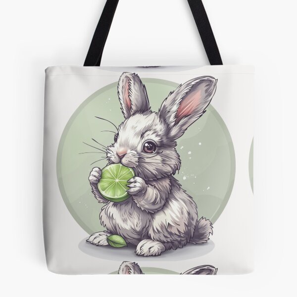 Item preview, Bunny eating a lime designed and sold by MendaciousMina.