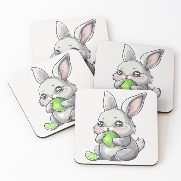 Item preview, Bunny eating a lime designed and sold by MendaciousMina.