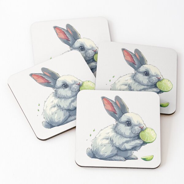 Item preview, Bunny eating a lime designed and sold by MendaciousMina.