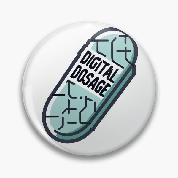 Item preview, Digital Dosage - Binary Code Pill Design designed and sold by NiftyWrx.
