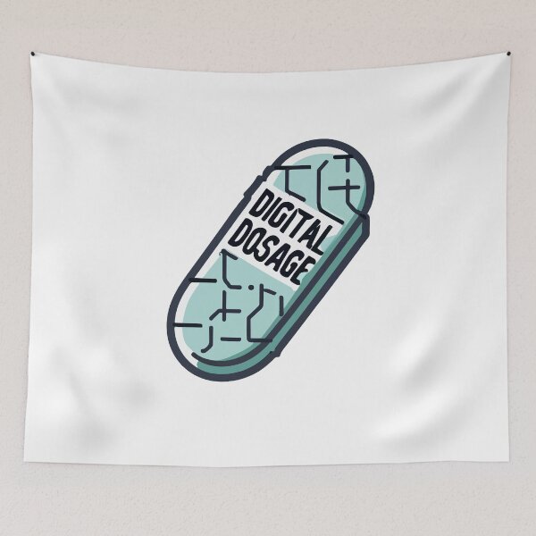 Item preview, Digital Dosage - Binary Code Pill Design designed and sold by NiftyWrx.