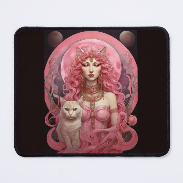 Item preview, Pink Moon Goddess and Kat designed and sold by Dreamfamiliars.