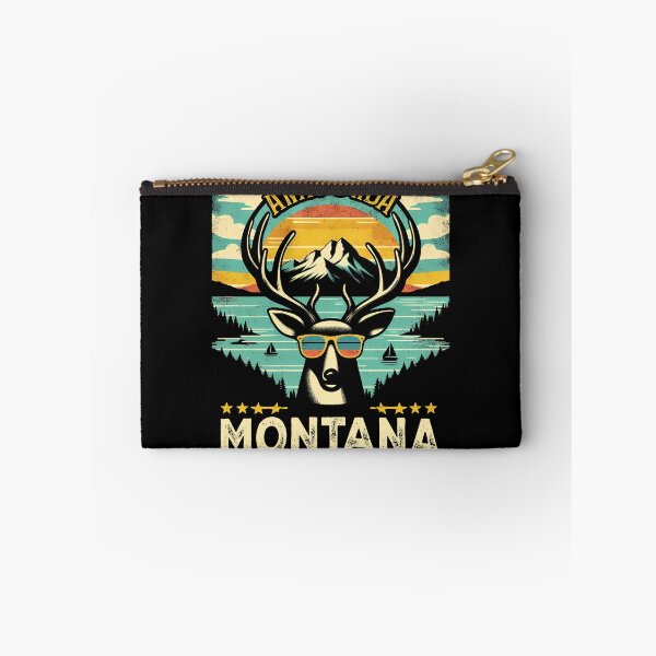 Item preview, Anaconda Montana - Vintage Retro Mule Deer Sunglasses Georgetown Lake Montana Gift designed and sold by JUSTBEELEGANT.