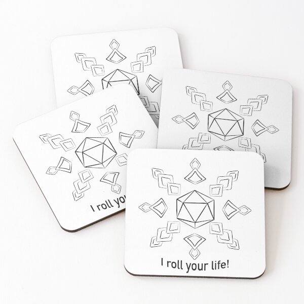 Item preview, D20 black version designed and sold by Sofia Lopes.