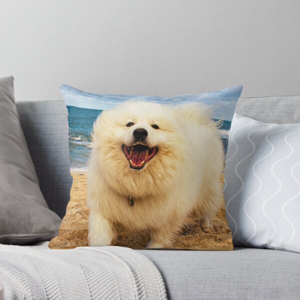 Item preview, Samoyed Dog At The Beach designed and sold by TheAnimalZ00.