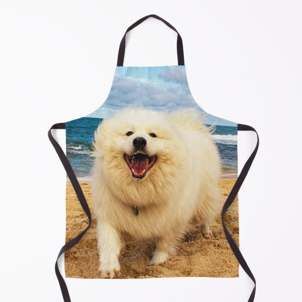 Item preview, Samoyed Dog At The Beach designed and sold by TheAnimalZ00.