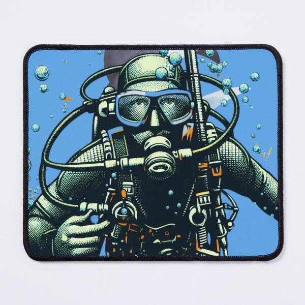 Item preview, Scuba 4 Life- Pop Art Scuba Diver for life designed and sold by Wolvescreate.